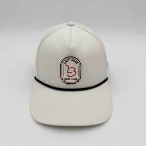 Branded Bills Lazy Bone Golf Club Rope Hat OSFM Off White Performance Snapback